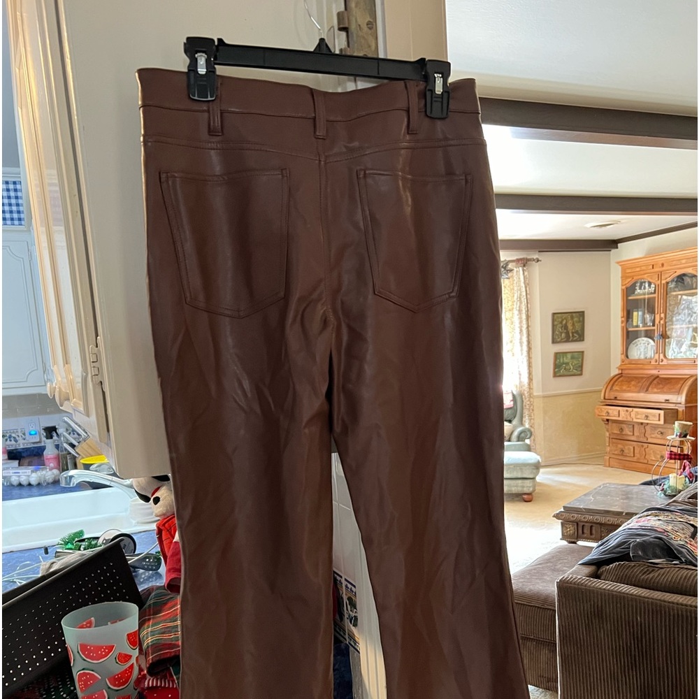 A.L.C. Brown leather pants